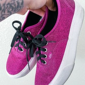 Platform Glitter Vans